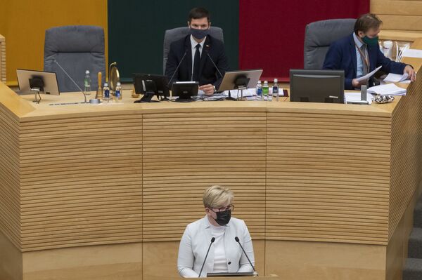 Сейму Литвы представили кандидата в премьеры - Sputnik Литва