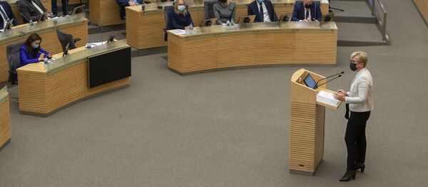 Депутат Сейма Литвы Ингрида Шимоните Депутат Сейма Литвы Ингрида Шимоните - Sputnik Lietuva