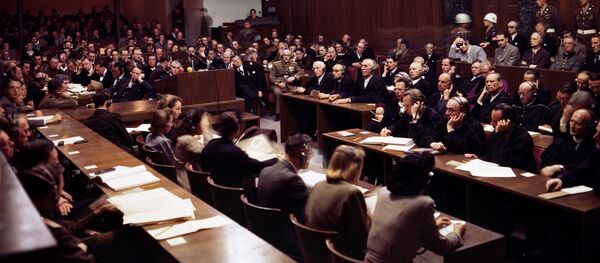 На Нюрнбергском процессе На Нюрнбергском процессе - Sputnik Lietuva