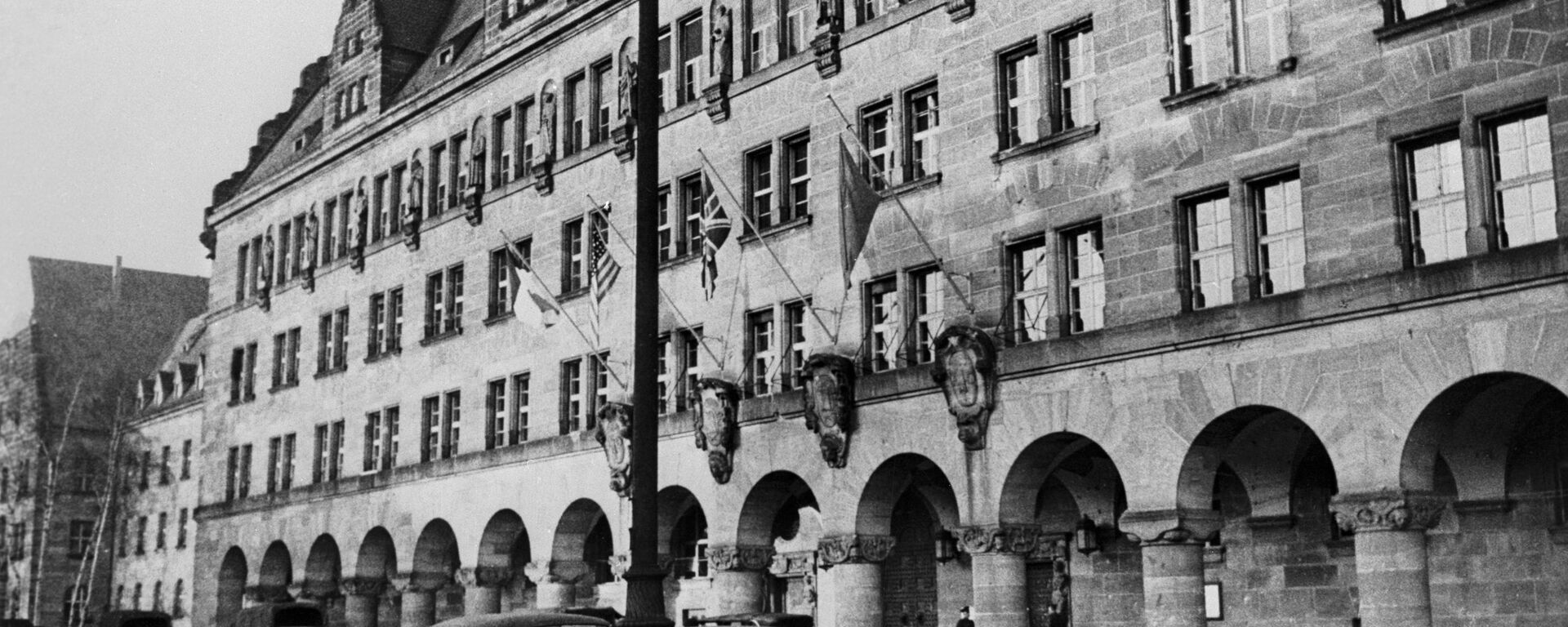 Здание Нюрнбергского Дворца юстиции, архивное фото - Sputnik Литва, 1920, 20.11.2025