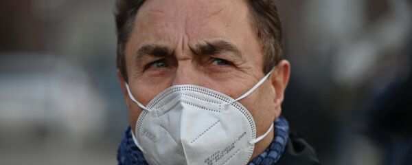 Акция протеста в Вильнюсе против ношения масок - Sputnik Lietuva