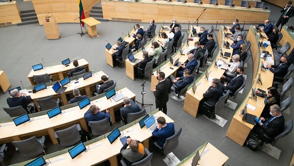 Заседание Сейма Литвы - Sputnik Литва