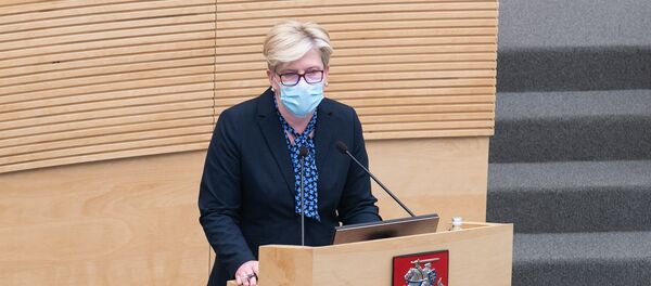 Премьер-министр Литвы Ингрида Шимоните Премьер-министр Литвы Ингрида Шимоните - Sputnik Литва