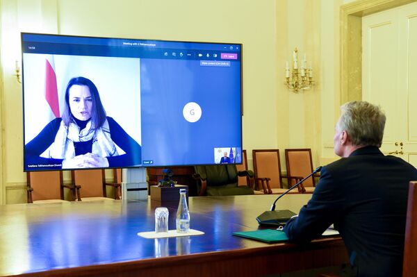 Президент Литвы обсудил с Тихановской санкции ЕС против Минска - Sputnik Литва