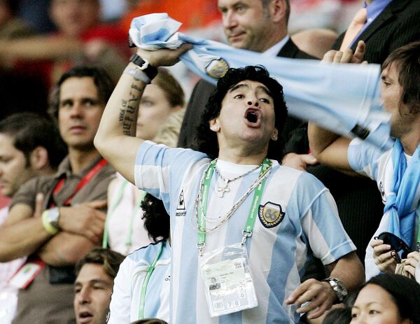 Mirė Diegas Maradona Mirė Diegas Maradona - Sputnik Lietuva