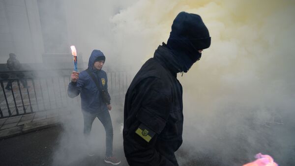 Акции протеста в Киеве, архивное фото - Sputnik Литва