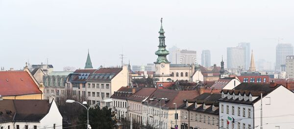 Вид на исторический центр Братиславы - Sputnik Литва