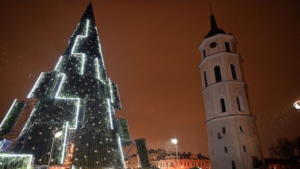 Зажжение Рождественской елки в Вильнюсе - Sputnik Lietuva