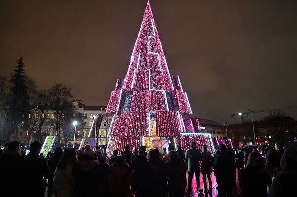 Зажжение Рождественской елки в Вильнюсе - Sputnik Lietuva