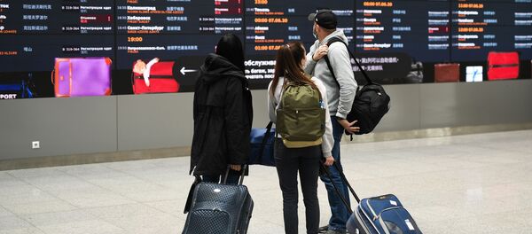 Работа аэропорта Шереметьево - Sputnik Литва