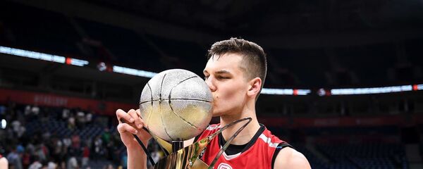 Литовский баскетболист Дейвидас Сирвидис, архивное фото Литовский баскетболист Дейвидас Сирвидис, архивное фото - Sputnik Литва