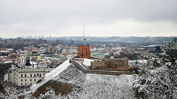 Вид на башню Гедеминаса в Вильнюсе - Sputnik Lietuva