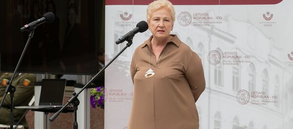 Экс-спикер Сейма Литвы Ирена Дегутене Экс-спикер Сейма Литвы Ирена Дегутене - Sputnik Литва