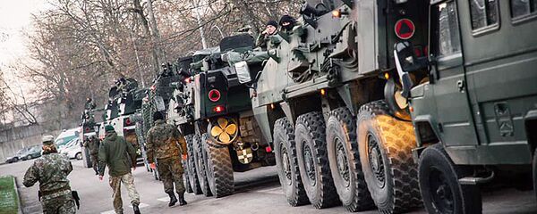 Польские солдаты прошли обучение процедурам передислокации в Литву - Sputnik Литва