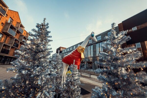 Nuo šventinių žirafų iki didžiulio kalėdinio vainiko: Kalėdos Vilniaus rajonuose Nuo šventinių žirafų iki didžiulio kalėdinio vainiko: Kalėdos Vilniaus rajonuose - Sputnik Lietuva