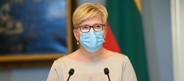 Премьер-министр Литвы Ингрида Шимоните - Sputnik Литва