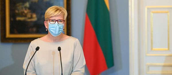 Премьер-министр Литвы Ингрида Шимоните - Sputnik Литва