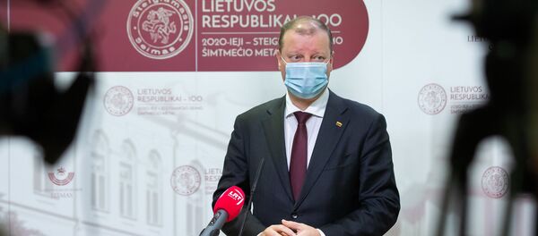 Временно исполняющий обязанности премьер-министра Литвы Саулюс Сквернялис  - Sputnik Литва