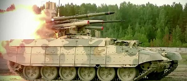 Боевая машина поддержки танков (БМПТ) Терминатор Боевая машина поддержки танков (БМПТ) Терминатор - Sputnik Lietuva