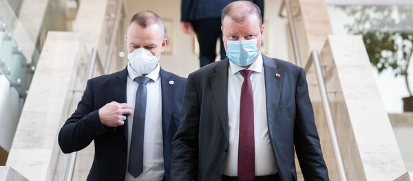 Бывший премьер-министр Литвы, депутат Саулюс Сквернялис Бывший премьер-министр Литвы, депутат Саулюс Сквернялис - Sputnik Литва