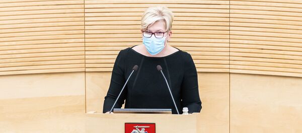 Премьер-министр Литвы Ингрида Шимоните - Sputnik Lietuva