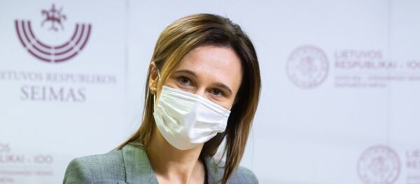 Спикер Сейма Литвы Виктория Чмилите-Нильсен Спикер Сейма Литвы Виктория Чмилите-Нильсен - Sputnik Литва