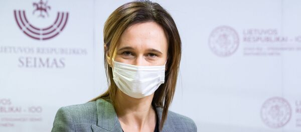 Спикер Сейма Литвы Виктория Чмилите-Нильсен Спикер Сейма Литвы Виктория Чмилите-Нильсен - Sputnik Lietuva
