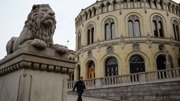 Norvegijos parlamento pastatas - Sputnik Lietuva