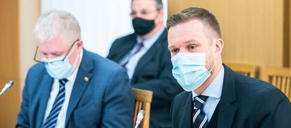 Министр иностранных дел Литвы Габриэлюс Ландсбергис Министр иностранных дел Литвы Габриэлюс Ландсбергис - Sputnik Литва