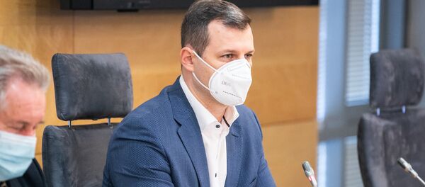 Депутат Сейма Литвы Гинтаутас Палуцкас Депутат Сейма Литвы Гинтаутас Палуцкас - Sputnik Литва