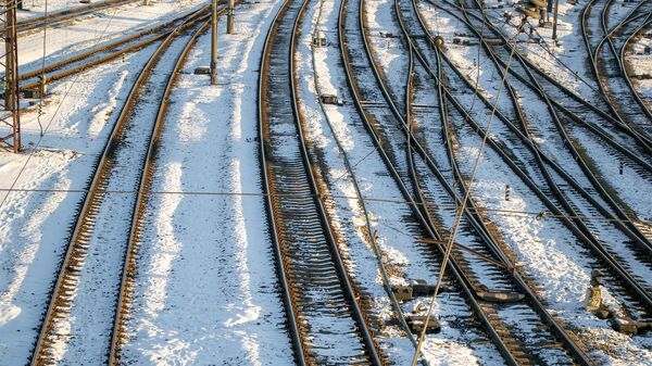 Железнодорожные пути, архивное фото - Sputnik Литва
