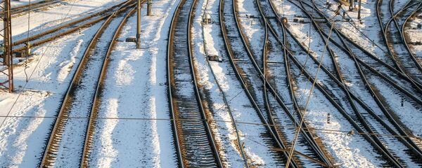 Железнодорожные пути, архивное фото - Sputnik Литва
