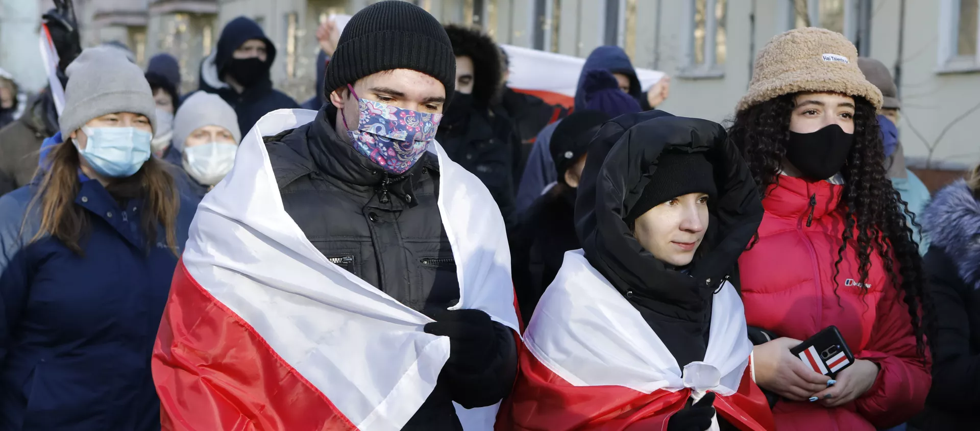 Протестные акции в Белоруссии  - Sputnik Lietuva, 1920, 19.04.2021