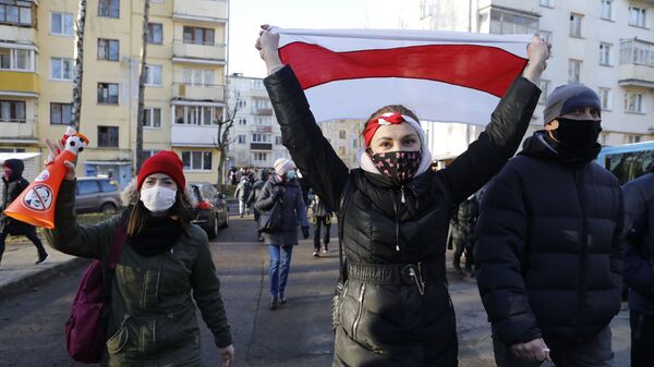 Протестные акции в Белоруссии - Sputnik Lietuva