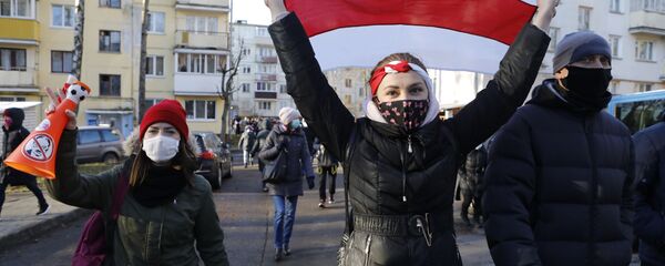 Протестные акции в Белоруссии Протестные акции в Белоруссии - Sputnik Lietuva