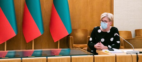 Премьер- министр Литвы Ингрида Шимоните - Sputnik Литва