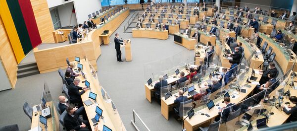 Заседание Сейма Литвы Заседание Сейма Литвы - Sputnik Литва