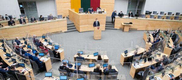 Заседание Сейма Литвы Заседание Сейма Литвы - Sputnik Lietuva