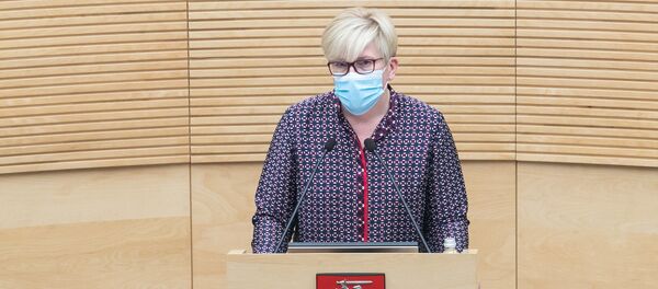 Премьер-министр Литвы Ингрида Шимоните - Sputnik Литва