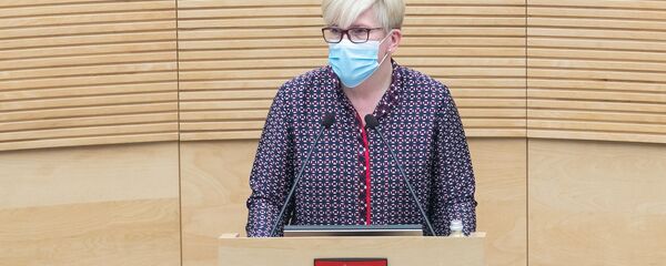 Премьер-министр Литвы Ингрида Шимоните Премьер-министр Литвы Ингрида Шимоните - Sputnik Литва