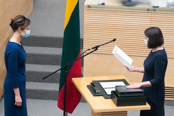Министр финансов Литвы Гинтаре Скайсте - Sputnik Lietuva