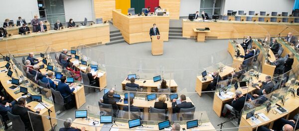 Заседание Сейма Литвы Заседание Сейма Литвы - Sputnik Литва
