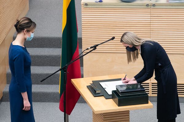 Министр внутренних дел Литвы Агне Билотайте  - Sputnik Lietuva