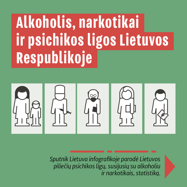 Alkoholis, narkotikai ir psichikos ligos Lietuvos Respublikoje-1 - Sputnik Lietuva