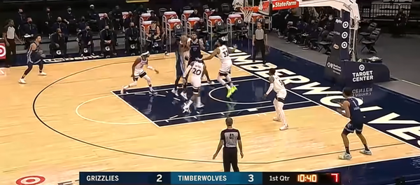 Баскетбольный клуб Мемфис Гриззлис против Миннесоты Тимбервулвз в матче НБА - Sputnik Литва