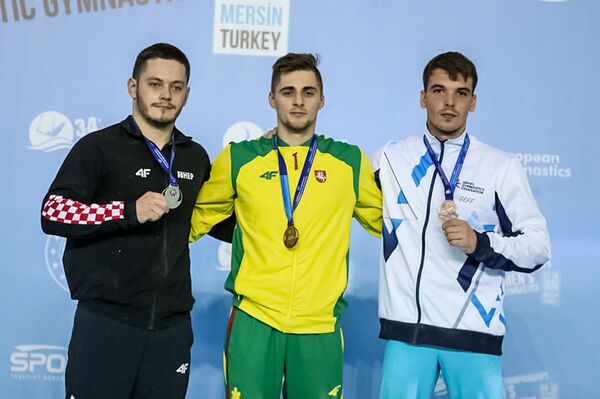 Небывалый успех литовской гимнастики на чемпионате Европы - Sputnik Литва