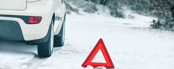 Авария на зимней дороге Авария на зимней дороге - Sputnik Литва