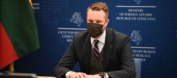 Министр иностранных дел Литвы Габриэлюс Ландсбергис Министр иностранных дел Литвы Габриэлюс Ландсбергис - Sputnik Литва