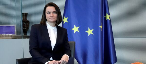 Экс-кандидат в президенты Белоруссии Светлана Тихановская  - Sputnik Литва