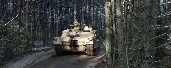 Военные 2-го батальона 8-го кавалерийского полка Сухопутных войск США в Литве Военные 2-го батальона 8-го кавалерийского полка Сухопутных войск США в Литве - Sputnik Литва